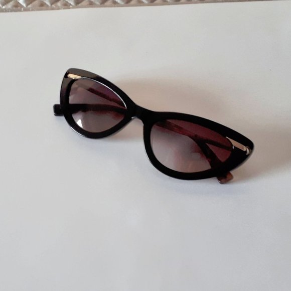Derek Lam black animal print cat eye sunglasses - Picture 6 of 10